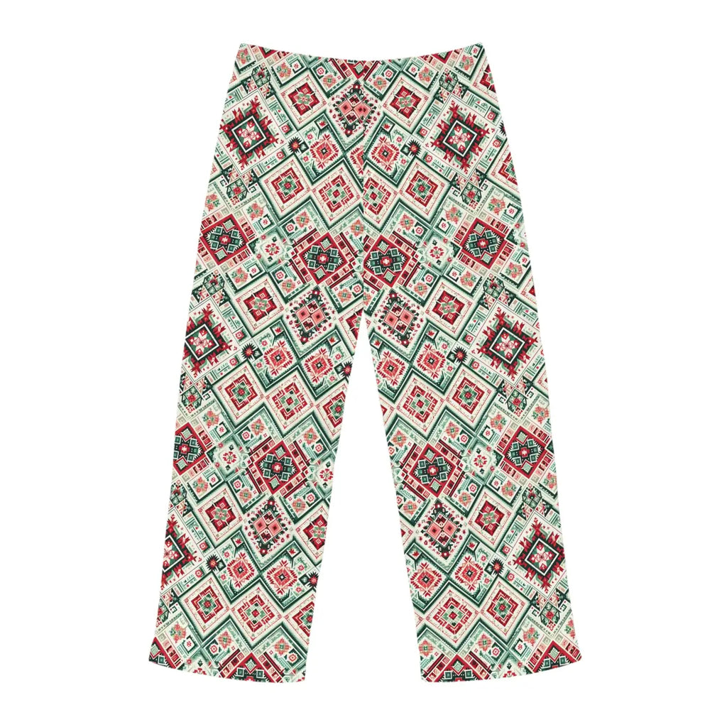 Festive Men's Pajama Pants - Holiday Polyester Jersey Knit - DipaliZ