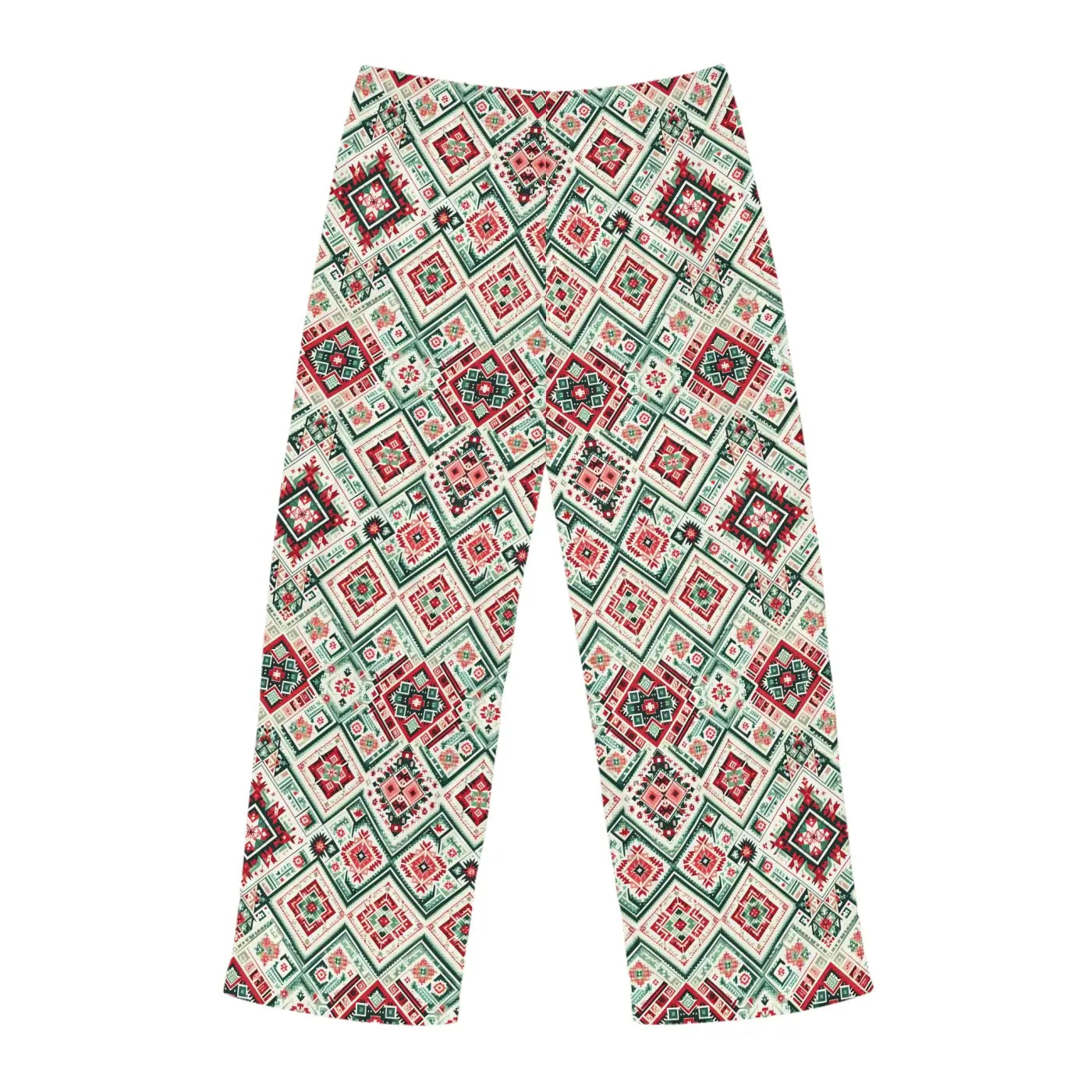 Festive Men's Pajama Pants - Holiday Polyester Jersey Knit - DipaliZ