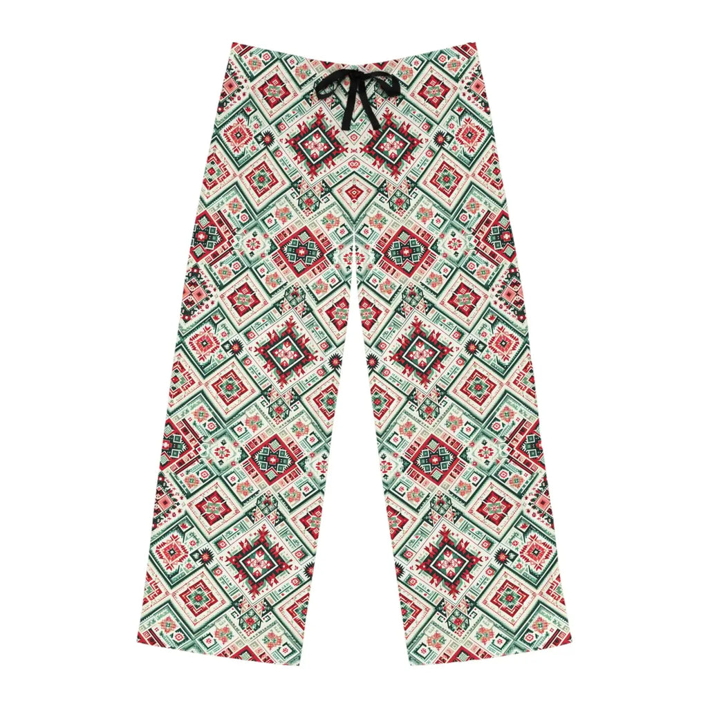 Festive Men's Pajama Pants - Holiday Polyester Jersey Knit - DipaliZ