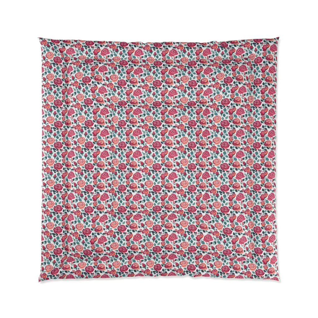 Cozy Red Rose Sleep Sanctuary Blanket - Plush Warmth - DipaliZ