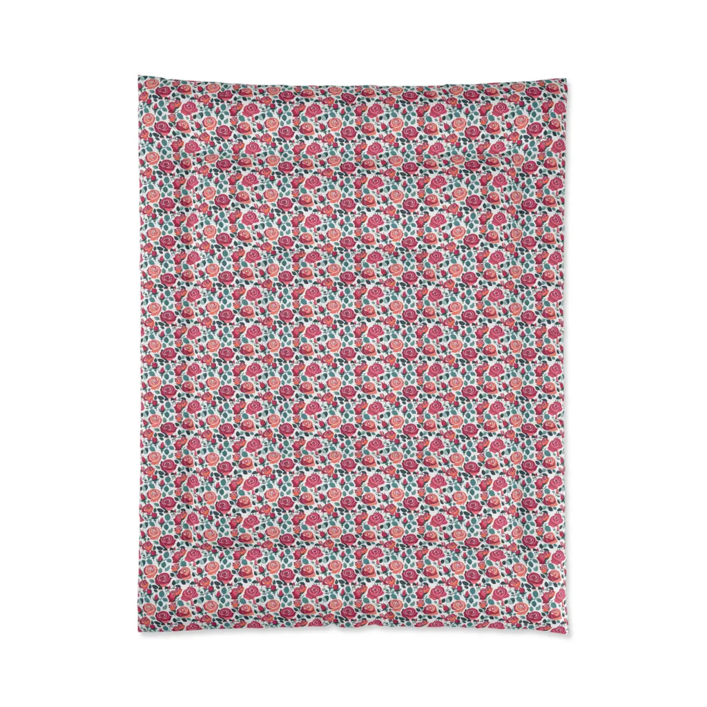 Cozy Red Rose Sleep Sanctuary Blanket - Plush Warmth - DipaliZ