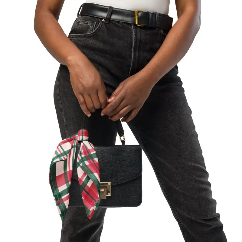 Red Striped Bandana - Eco-Friendly Gifts For Her - DipaliZ