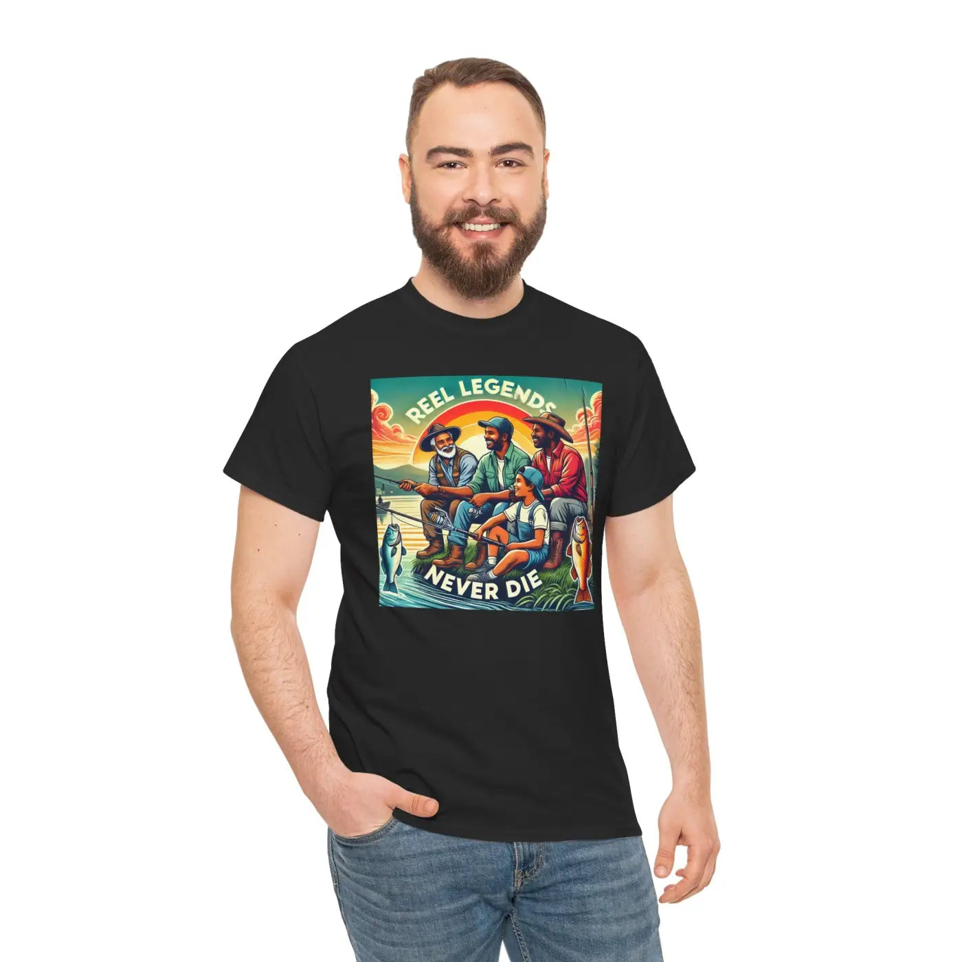 Fishing Legends Heavy Cotton Tee - Unisex Apparel - DipaliZ