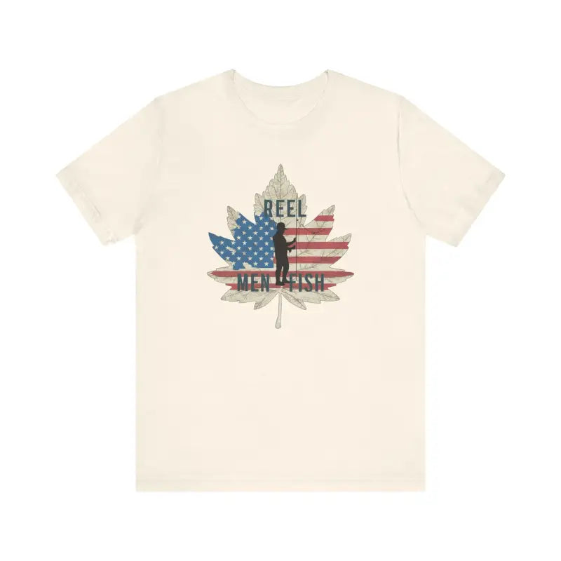 Patriotic Reel Men Fish Tee - 4th of July for Passionate Anglers - DipaliZ