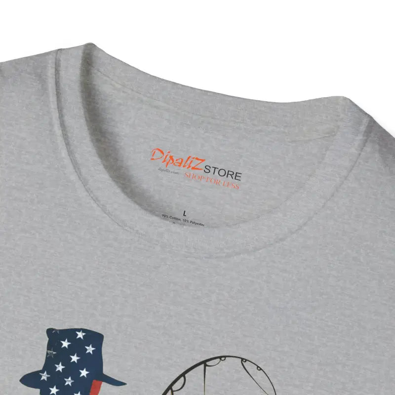 Fishing Patriots July Tee - Soft Patriotic Comfort - DipaliZ