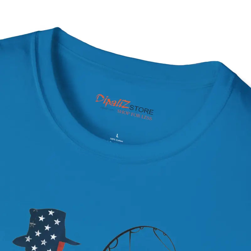 Fishing Patriots July Tee - Soft Patriotic Comfort - DipaliZ