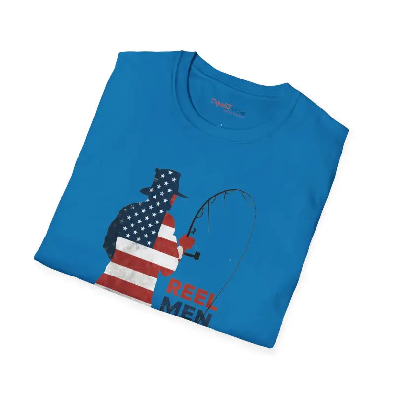 Fishing Patriots July Tee - Soft Patriotic Comfort - DipaliZ