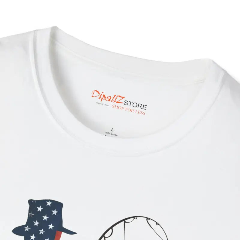 Fishing Patriots July Tee - Soft Patriotic Comfort - DipaliZ