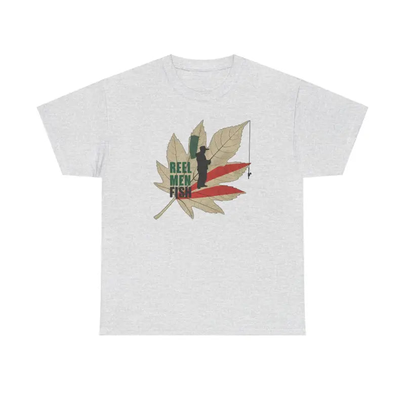 Reel Men Fish Tee - Durable Surface Comfort Design - DipaliZ