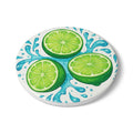 Refreshing Lime Ceramic Coaster Set - Tropical Vibes - DipaliZ