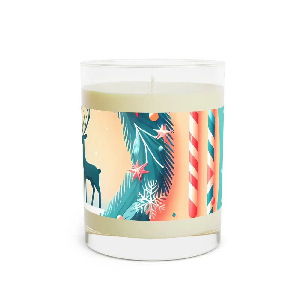 Reindeer Couple Christmas Scented Candle - Festive Winter - DipaliZ