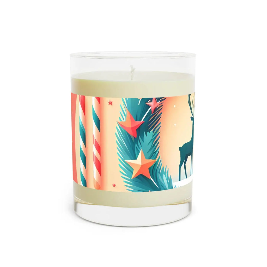 Reindeer Couple Christmas Scented Candle - Festive Winter - DipaliZ