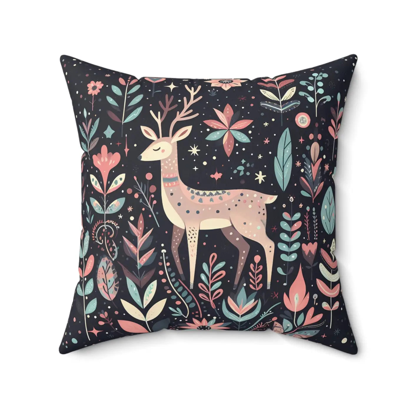 Polyester Square Pillows - Double-Sided Print Decor - DipaliZ