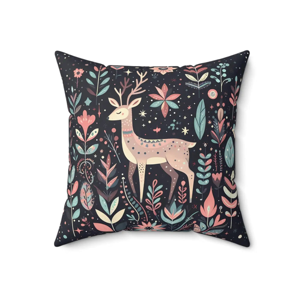 Polyester Square Pillows - Double-Sided Print Decor - DipaliZ