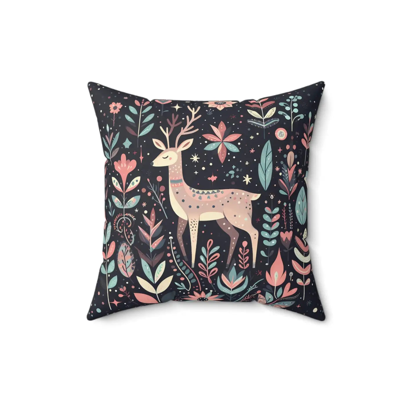 Polyester Square Pillows - Double-Sided Print Decor - DipaliZ