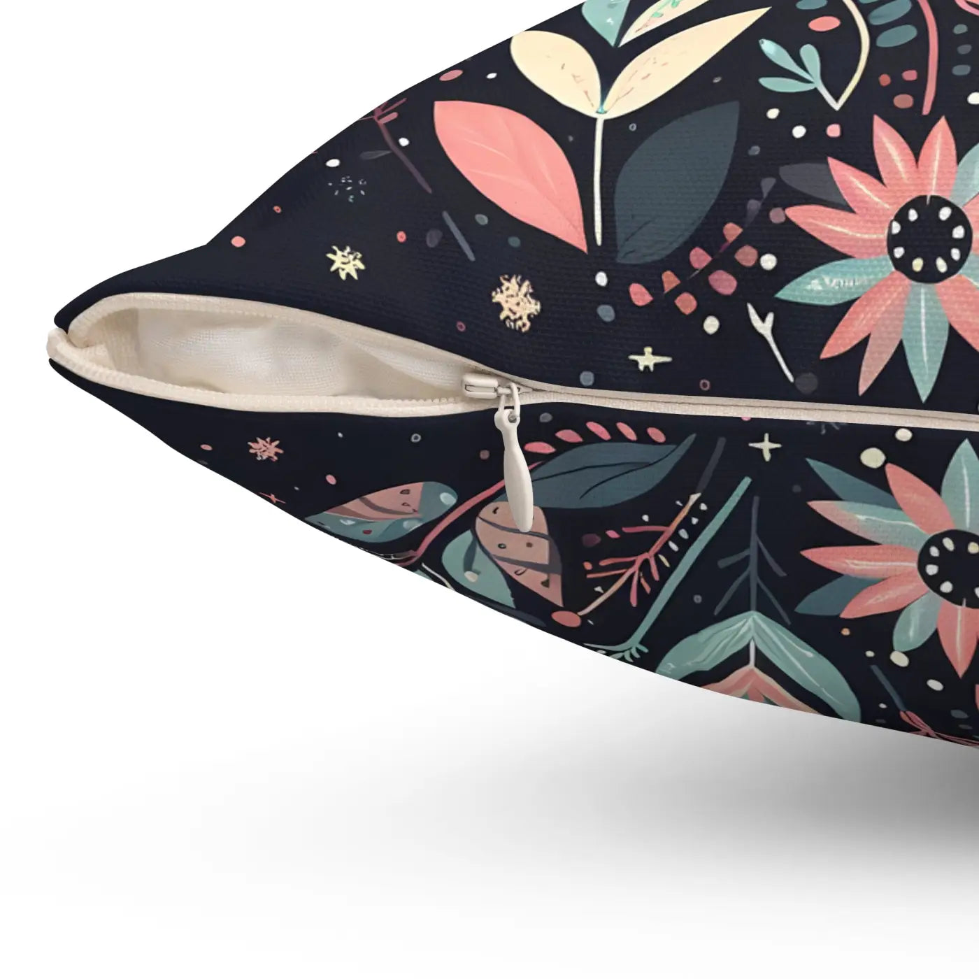 Polyester Square Pillows - Double-Sided Print Decor - DipaliZ