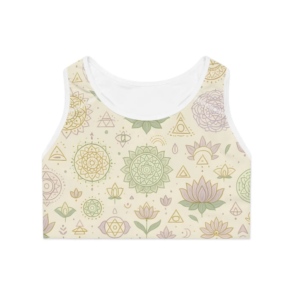 Premium Relaxing Floral Sports Bra - Active Women - DipaliZ