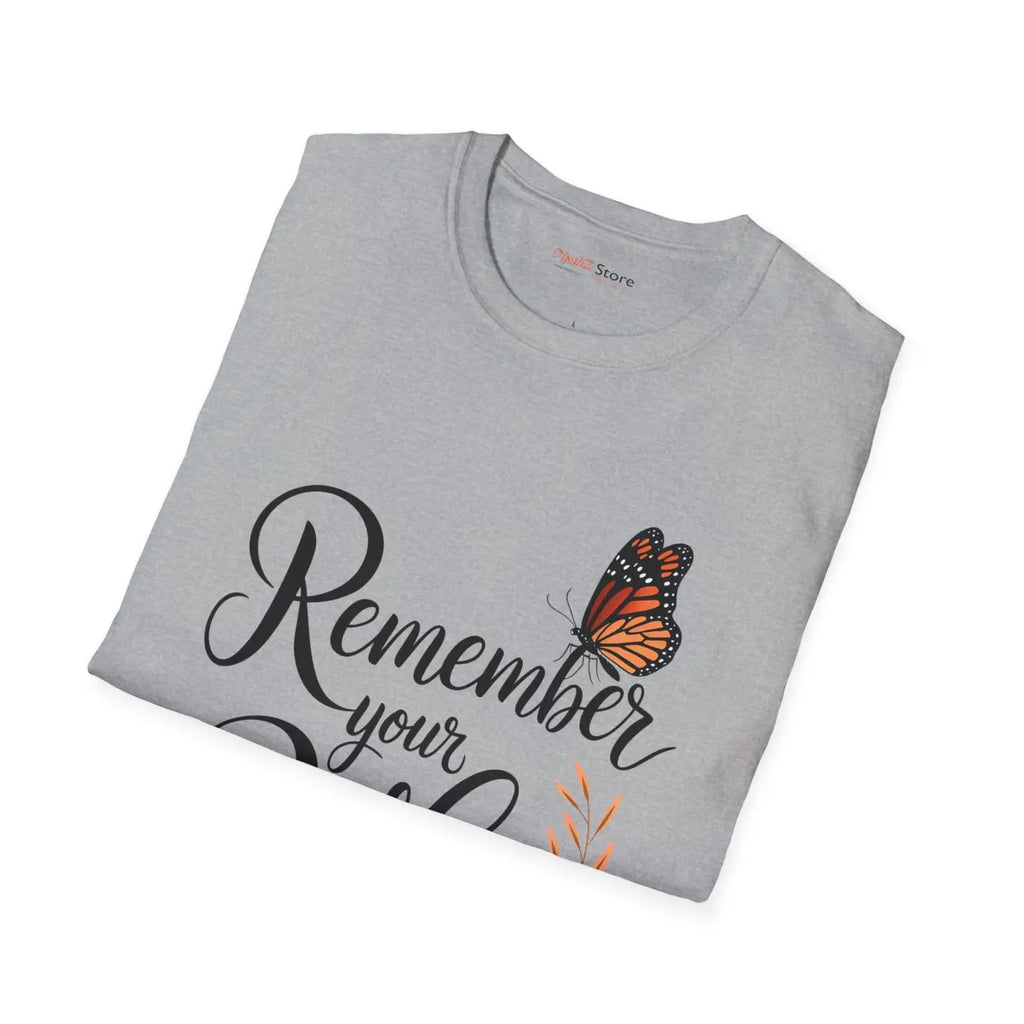 Stay Inspired Unisex Softstyle Tee - Twill Tape Shoulders - DipaliZ
