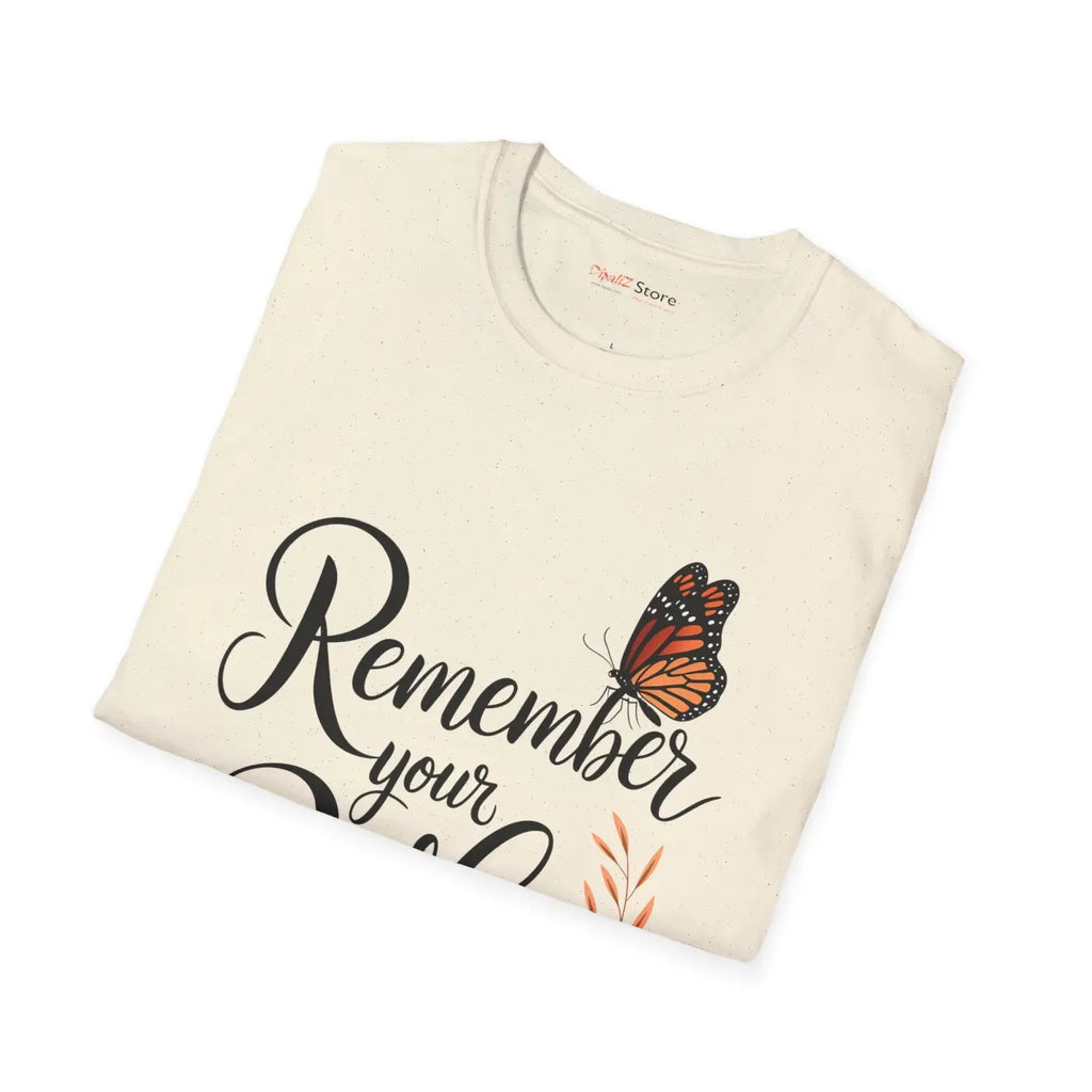 Stay Inspired Unisex Softstyle Tee - Twill Tape Shoulders - DipaliZ