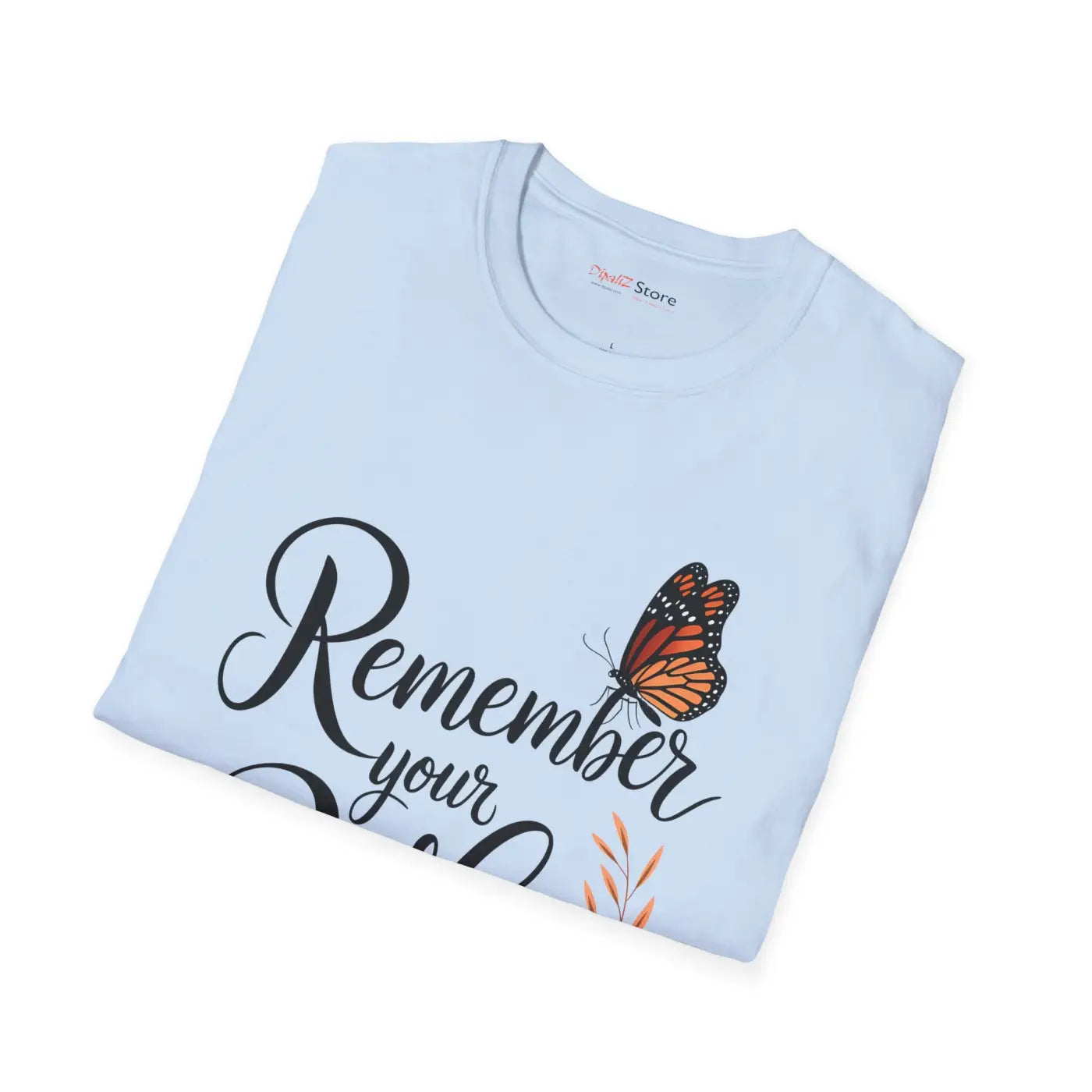 Stay Inspired Unisex Softstyle Tee - Twill Tape Shoulders - DipaliZ