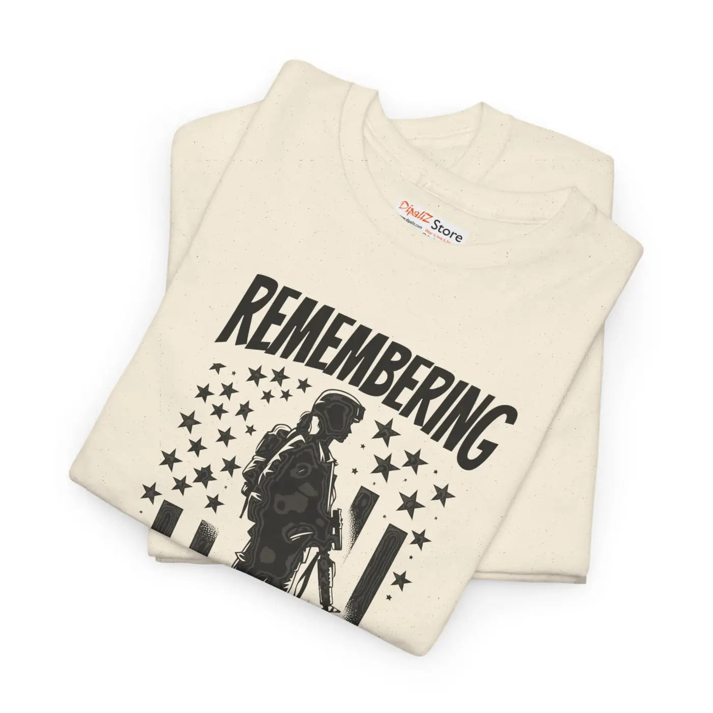 Honor American Heroes Durable Heavy Cotton Tee - DipaliZ