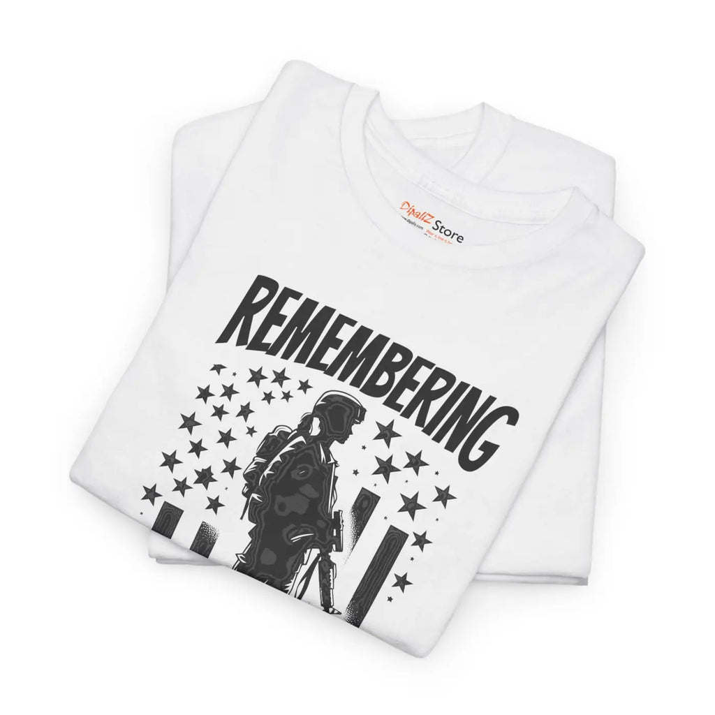 Honor American Heroes Durable Heavy Cotton Tee - DipaliZ