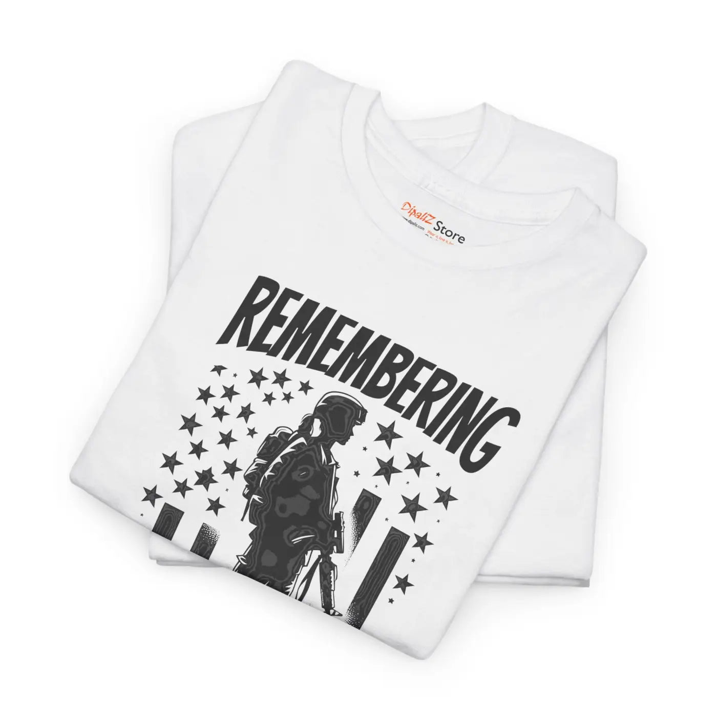 Honor American Heroes Durable Heavy Cotton Tee - DipaliZ
