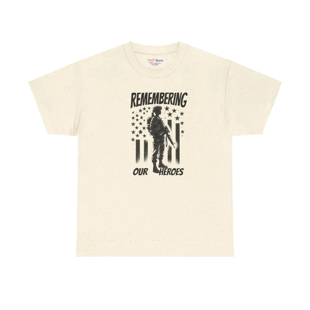 Honor American Heroes Durable Heavy Cotton Tee - DipaliZ