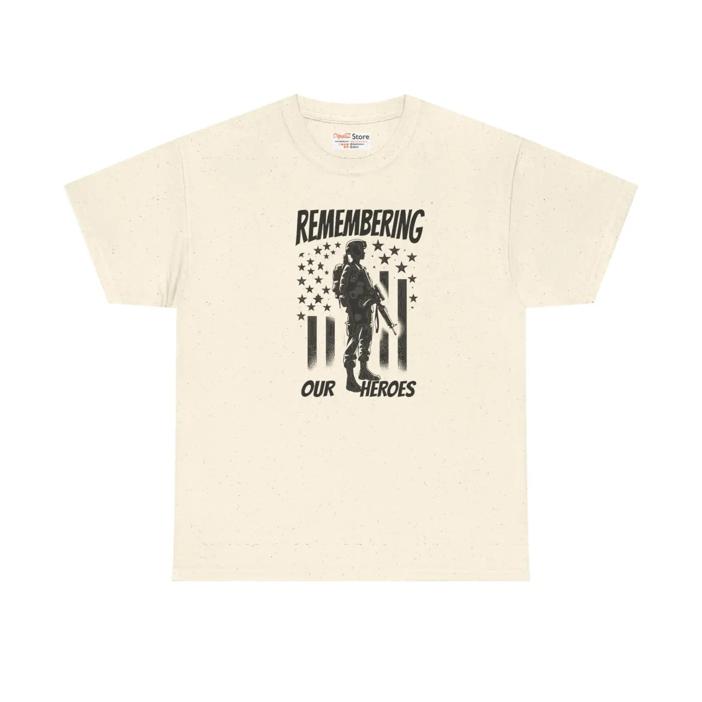 Honor American Heroes Durable Heavy Cotton Tee - DipaliZ