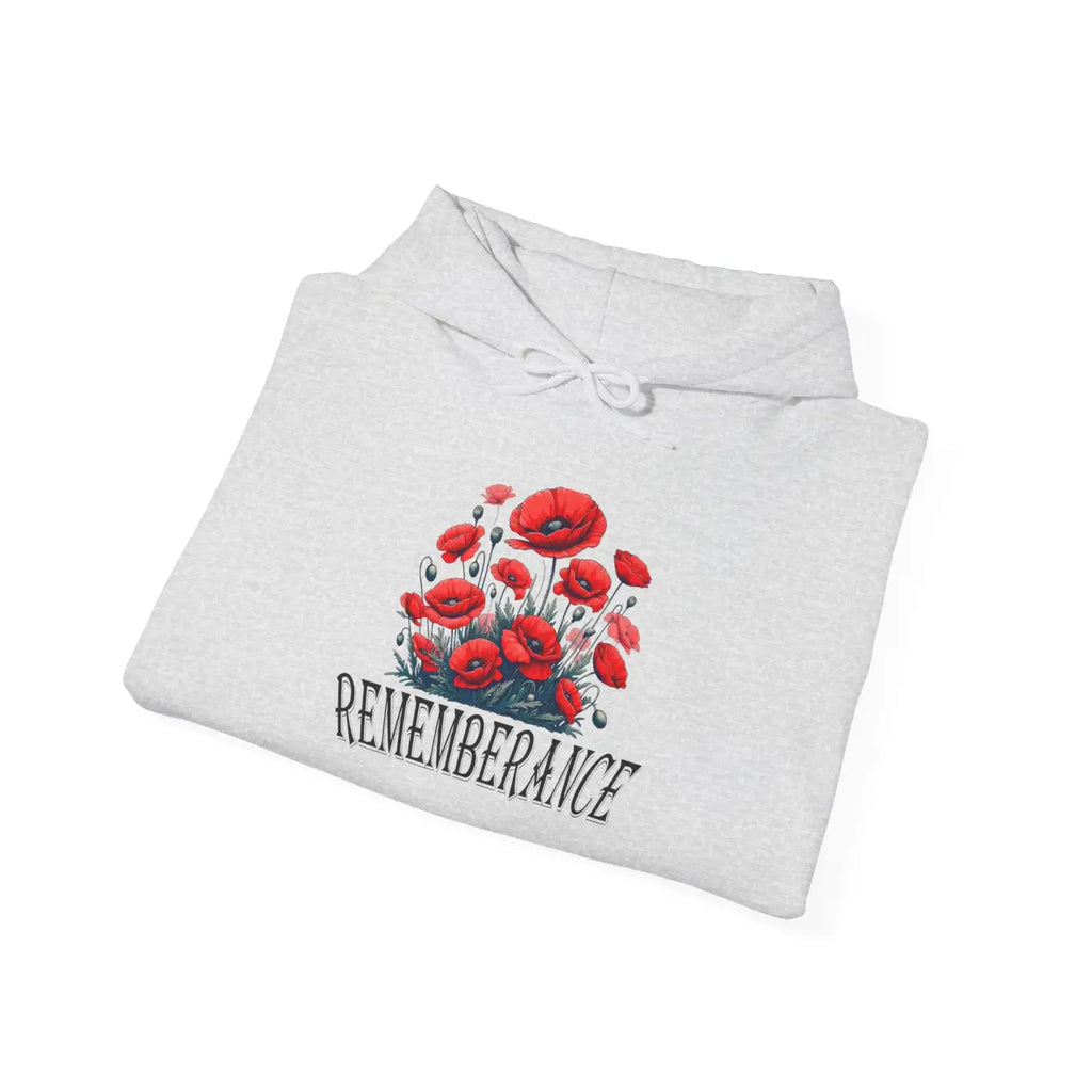 Remembrance Floral Hooded Sweatshirt - Cozy Comfort - DipaliZ