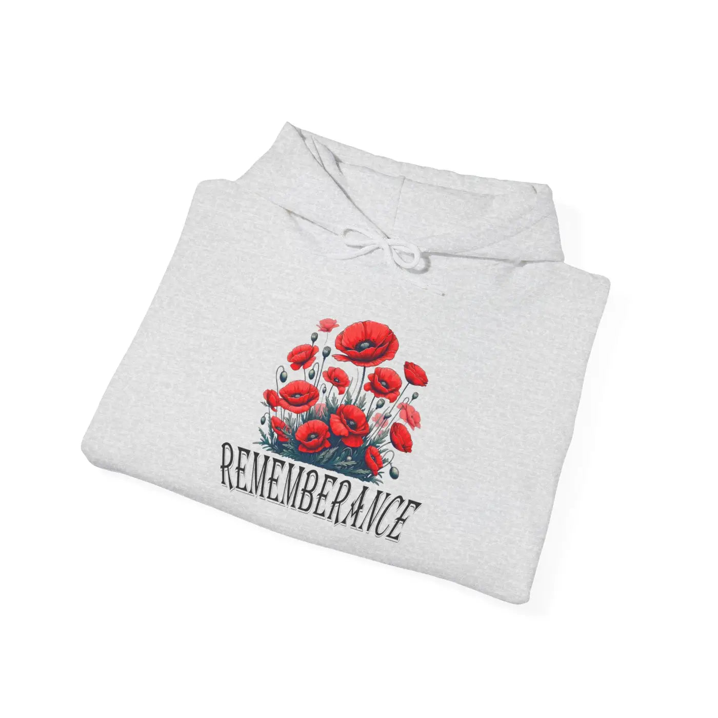 Remembrance Floral Hooded Sweatshirt - Cozy Comfort - DipaliZ