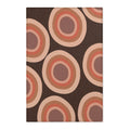 Boho Cozy Vibe Circular Rug - Retro Charm Design - DipaliZ