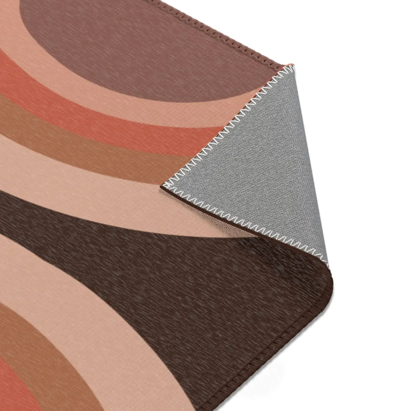 Boho Cozy Vibe Circular Rug - Retro Charm Design - DipaliZ