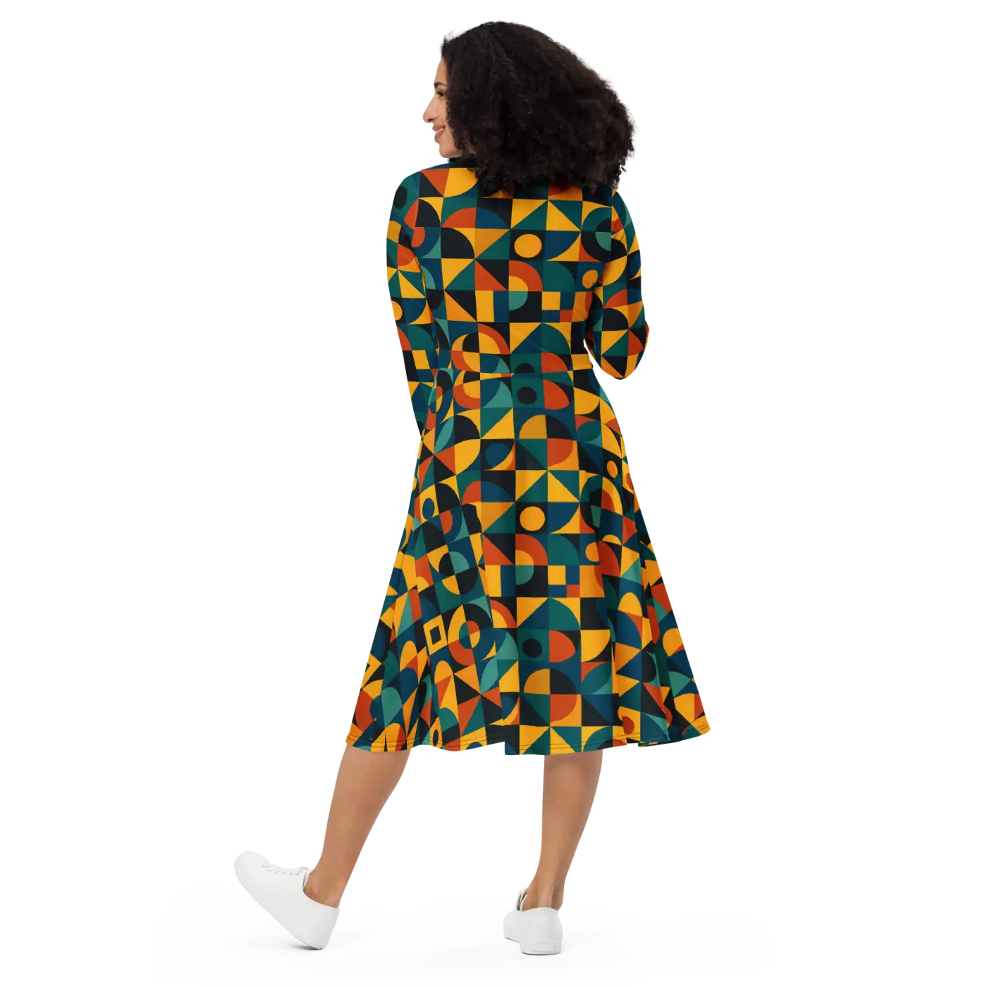 Sleeve Midi Dress - Ultra Soft Comfort - DipaliZ