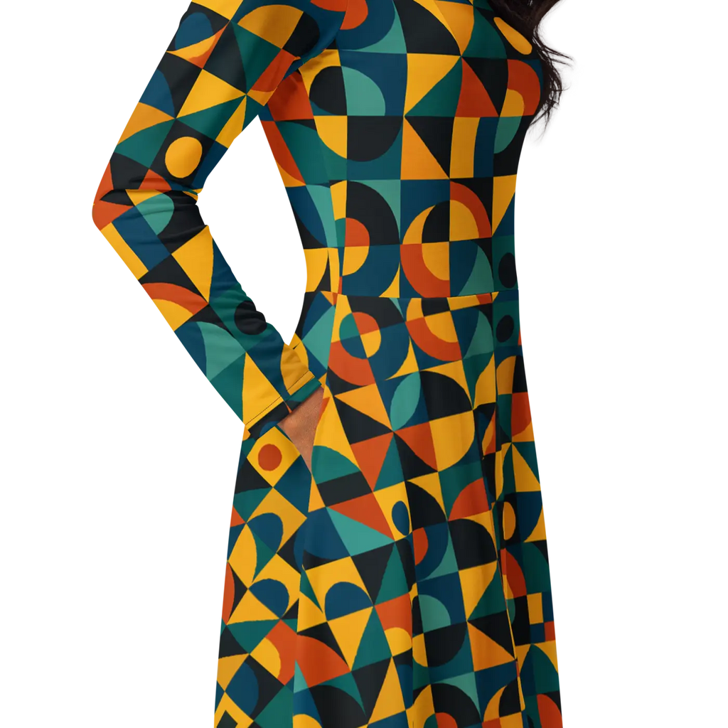Sleeve Midi Dress - Ultra Soft Comfort - DipaliZ