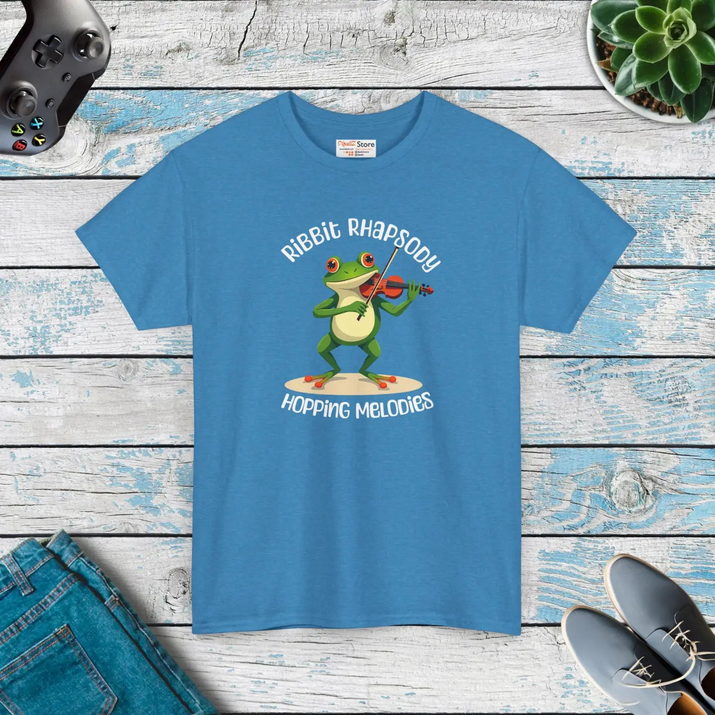 Ribbit Rhapsody Unisex Heavy Cotton Tee - Fashion Forward - DipaliZ