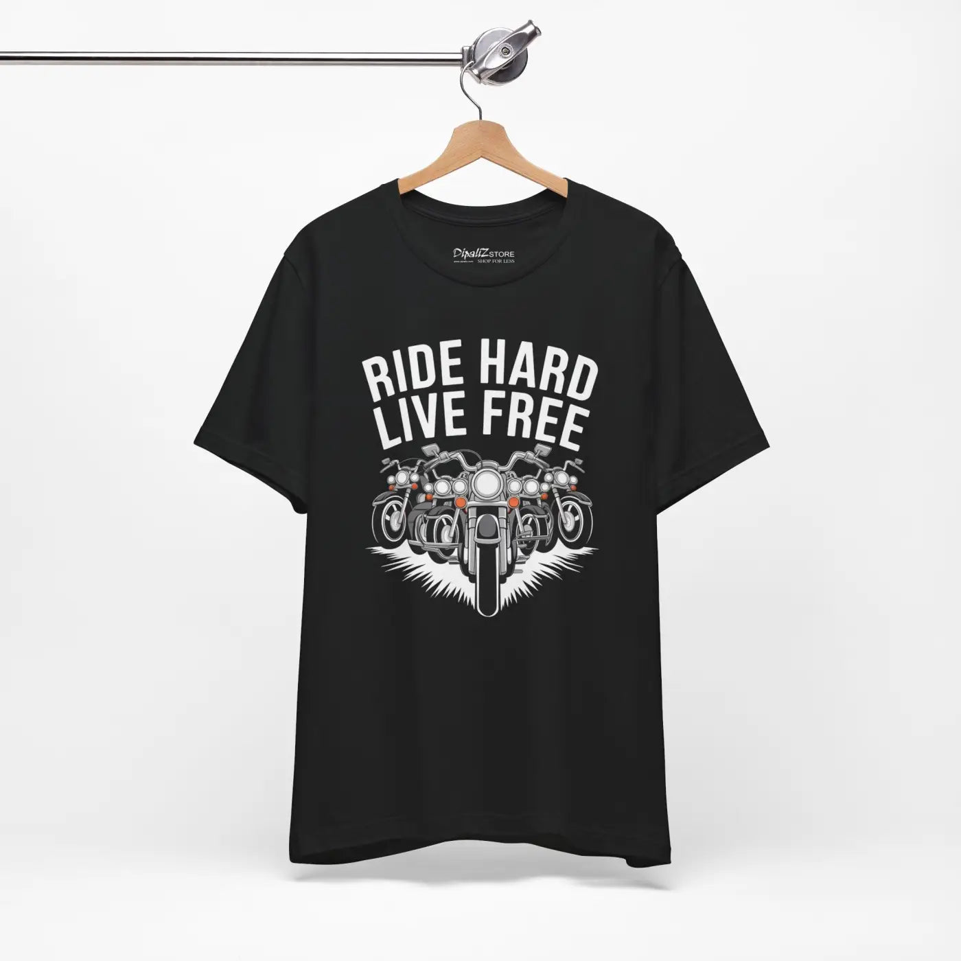Unisex Jersey Short Sleeve Tee - Ride Hard Live Free - DipaliZ