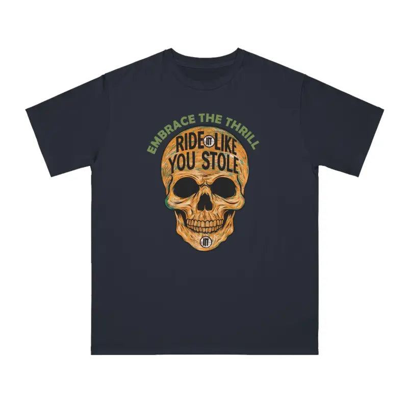 Unique Skull Design Tee - Edgy Sophistication Cotton - DipaliZ