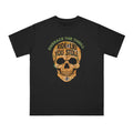 Unique Skull Design Tee - Edgy Sophistication Cotton - DipaliZ