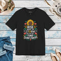 Unisex Jersey Short Sleeve Tee - Sunflower Storm Design - DipaliZ