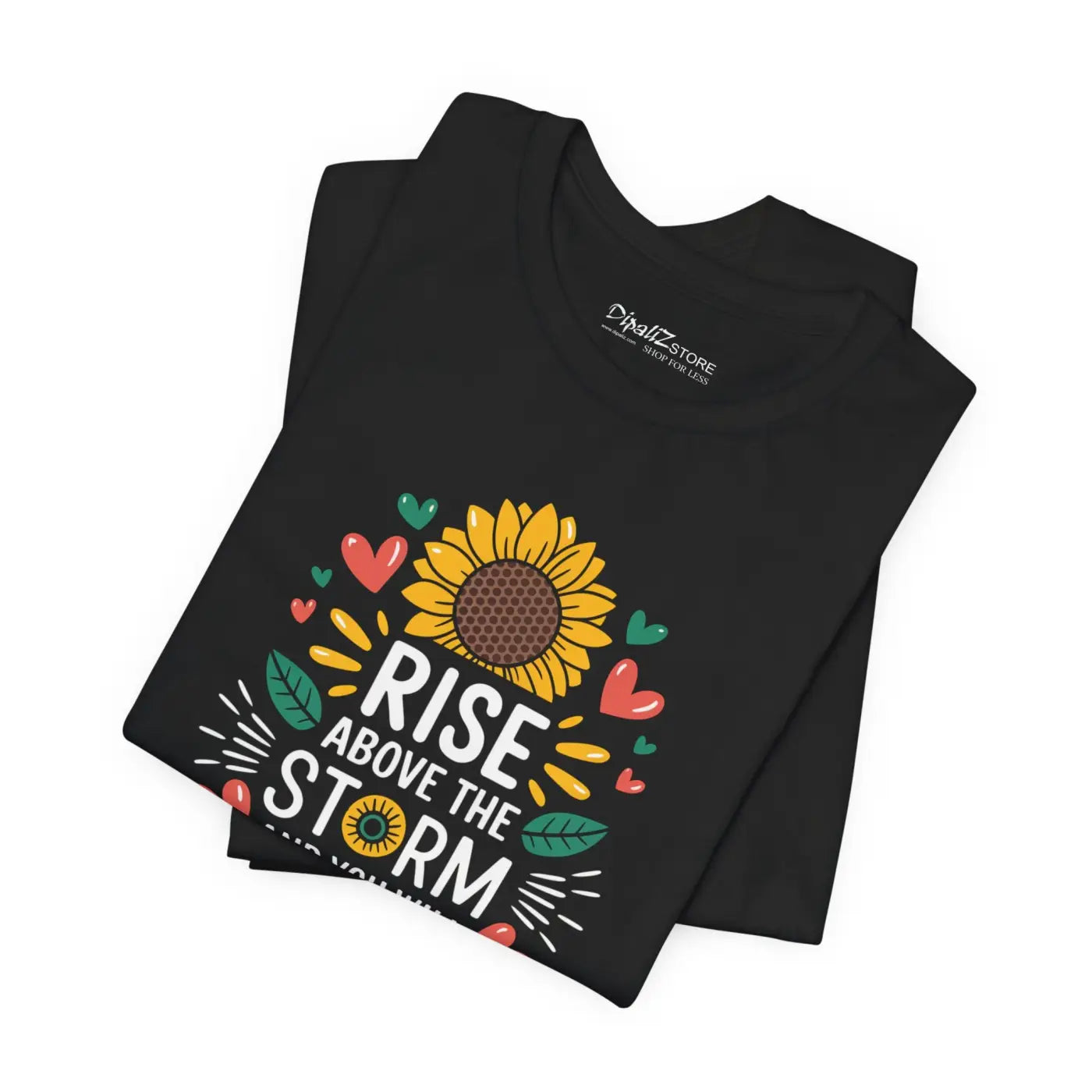 Unisex Jersey Short Sleeve Tee - Sunflower Storm Design - DipaliZ