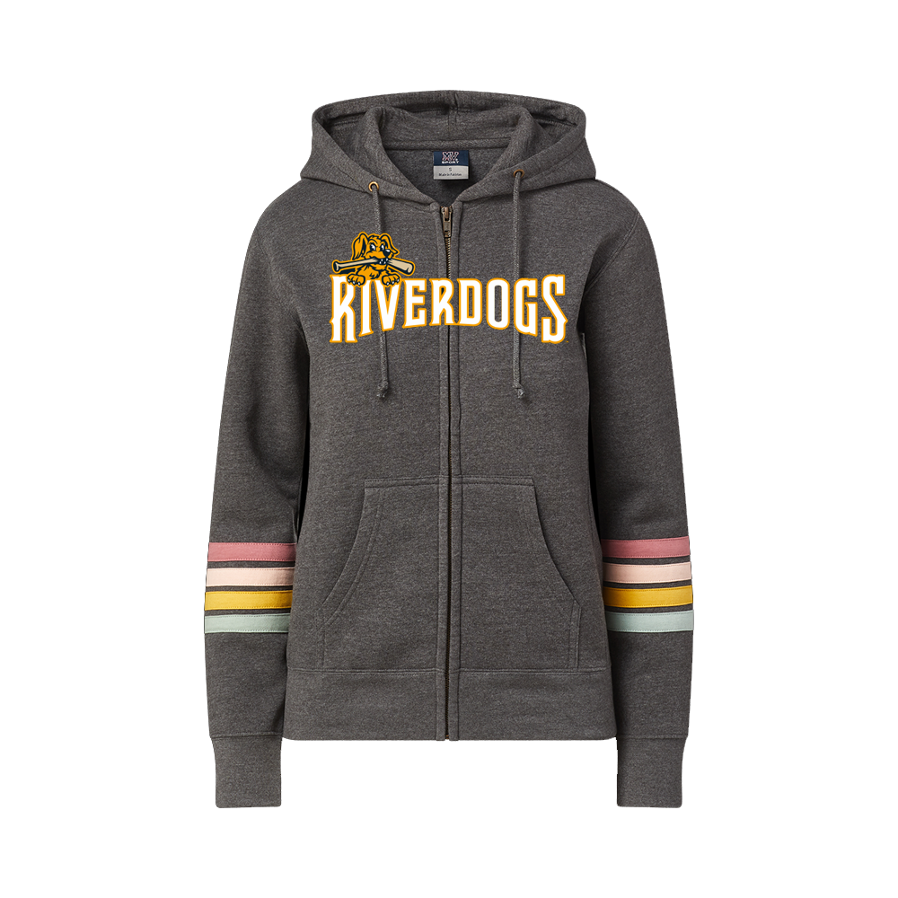 Riverdogs Womens Stripe Sleeve Hoodie