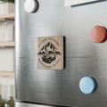 Premium Square Porcelain Magnet - Glossy Finish Design - DipaliZ