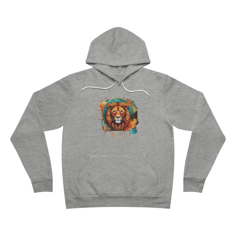 Roar Spectrum Lion Hoodie - Unisex Sponge Fleece Medium Fabric - DipaliZ