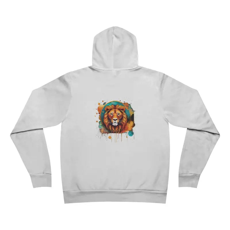 Roar Spectrum Lion Hoodie - Unisex Sponge Fleece Medium Fabric - DipaliZ