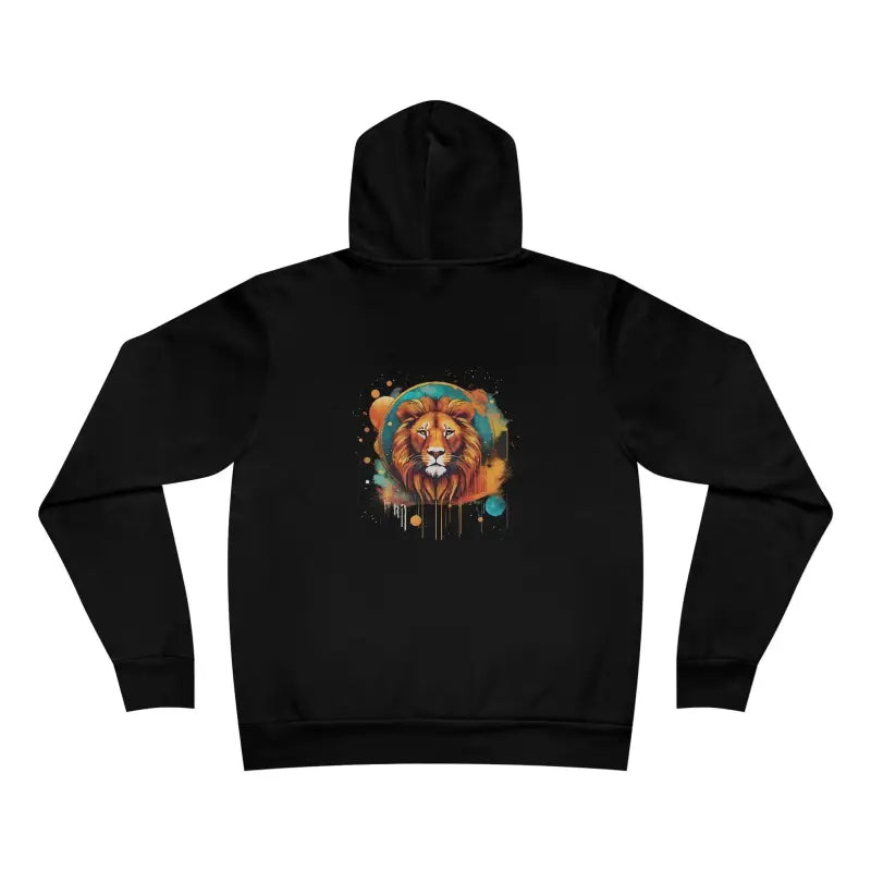 Roar Spectrum Lion Hoodie - Unisex Sponge Fleece Medium Fabric - DipaliZ