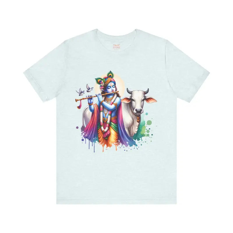 Trendy Cool Krishna Cow Tee - Unisex Jersey Shirt - DipaliZ