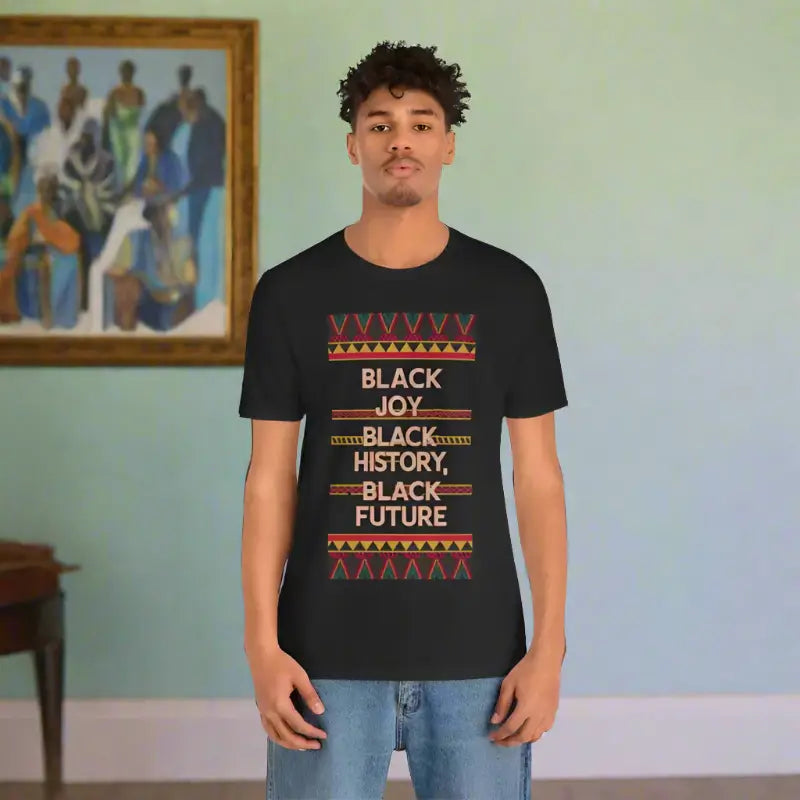 Celebrate Juneteenth Unisex Jersey Tee - Black Joy - DipaliZ