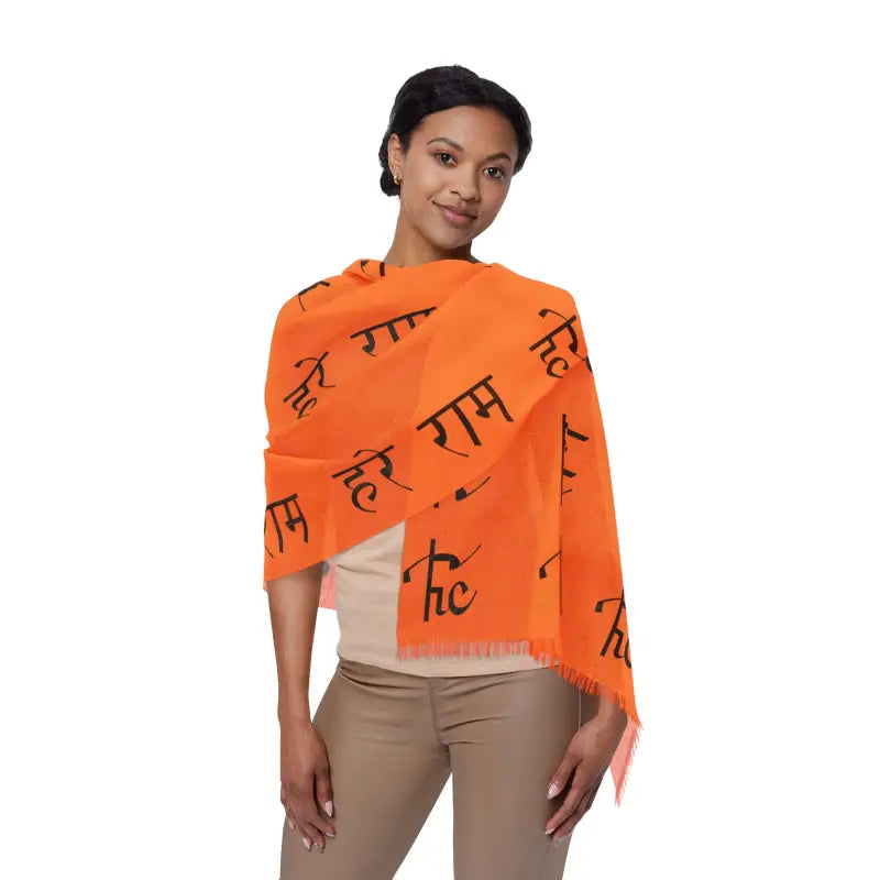 Dynamic Hare Ram Scarf - Vibrant Statement Accessory - DipaliZ
