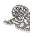 Dynamic Paisley Pattern Scarf - Polyester Fashion-Forward Accessory - DipaliZ